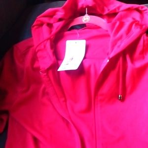 Pretty garden red jump suit Small